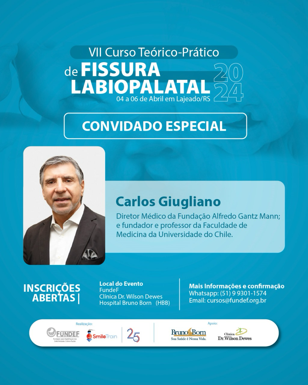 VII Curso Teórico – Práctico de Fisura Labiopalatina organizado por Fundef