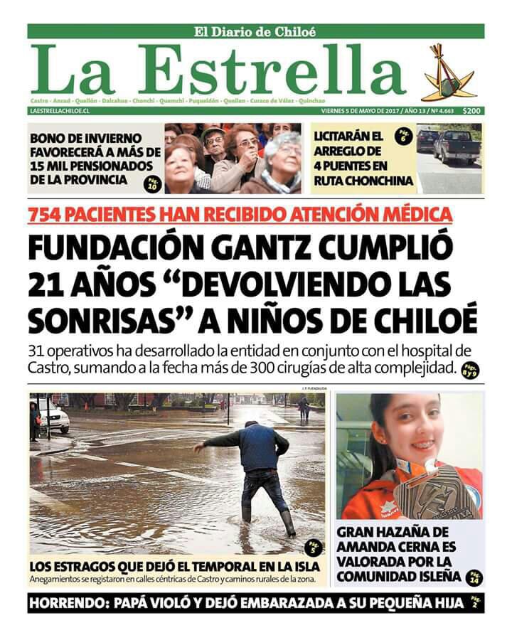 Fundación Gantz, dirigida por Dr. Carlos Giugliano, cumplió 21 años «devolviendo las sonrisas» a niños de Chiloé